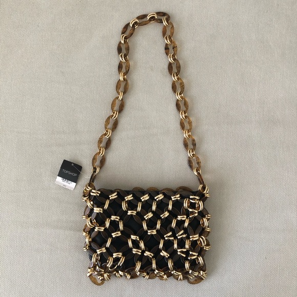 topshop sabina link shoulder bag